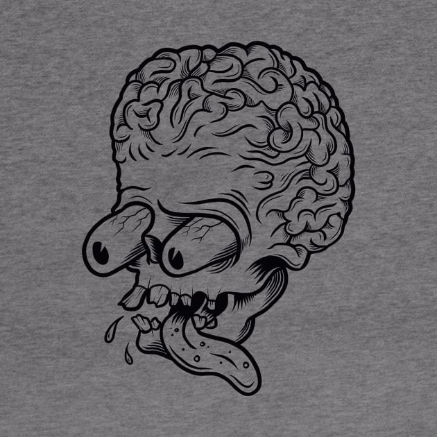 Brain skull by Adorline